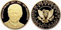 USA Medaille Die großen Präsidenten der USA - Donald Trump - 45. Präsident der USA -