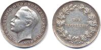 Hessen Silbermedaille Großherzog Ernst Ludwig von Hessen (1892-1918) - Tapferkeitsmedaille -