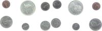 KMS - 1,91 Dollar 1967 Kanada Kursmünzensatz Kanada 1967 - 6 Werte - 1 Cent bis 1 Dollar in Folie eingeschweiß st/ Prooflike in Folie