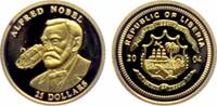 Liberia 25 Dollar Alfred Nobel -