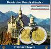 Deutschland - BRD 5 x 2 Euro im Folder Deutsche Bundesländer - Bayern - Schloss Neuschwanstein - 5 x 2 Euro im Folder -