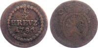 Pfalz, Kurlinie 1/4 Kreuzer Karl Theodor (1742-1799) -