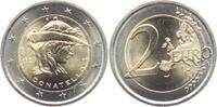 Italien 2 Euro 550. Todestag von Donato di Niccolo di Betto Bardi - Donatello -