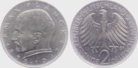 Deutschland 2 Mark 1961 D 2 Mark Max Planck st 51.15 £  +  17.30 £ shipping