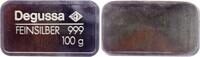 Deutschland 100 Gramm Silberbarren o.J. 100 Gramm DEGUSSA Silberbarren p... 171.66 £  +  21.63 £ shipping