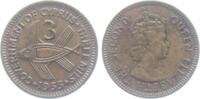 Zypern 3 Mils 1955 Elisabeth II. (1952-2022) - Fisch prägefrisch - pfr. 8.63 £  +  5.16 £ shipping