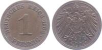 Kaiserreich 1 Pfennig 1908 A 1 Pfennig - großer Adler vz 4.29 £  +  5.16 £ shipping