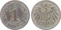 Kaiserreich 1 Pfennig 1 Pfennig - großer Adler -