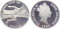 Cook-Inseln 10 Dollars Olympische Spiele 1992 in Barcelona - Sprinter -