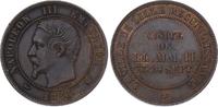Frankreich 10 Centimes-Probe Napoleon III. 1852-1870. -