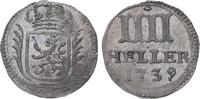 Hessen-Kassel 4 Heller Friedrich I. 1730-1751. -
