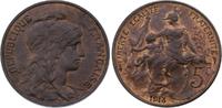 Frankreich 5 Centimes Dritte Republik 1870-1940. -