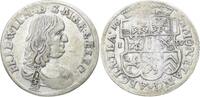 Brandenburg-Preußen 1/3 Taler Friedrich Wilhelm 1640-1688. -