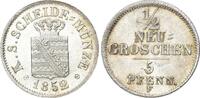 Sachsen-Albertinische Linie 1/2 Neugroschen Friedrich August II. 1836-1854. -