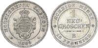 Sachsen-Albertinische Linie Neugroschen Johann 1854-1873. -