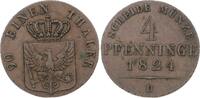 Brandenburg-Preußen 4 Pfennig Friedrich Wilhelm III. 1797-1840. -