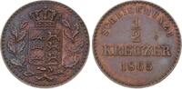 Württemberg 1/2 Kreuzer Karl 1864-1891. -
