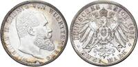 Württemberg 2 Mark Wilhelm II. 1891-1918. -