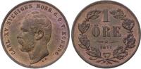Schweden Öre 1 Karl XV. 1859-1872. -