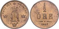 Schweden 1/2 Öre 1 Oskar I. 1844-1859. -
