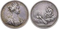 Braunschweig-Wolfenbüttel Silbermedaille August Wilhelm 1714-1731. -