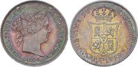 Spanien-Königreich 40 Centimos Isabel II. 1833-1868. -
