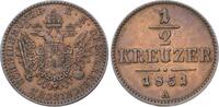Römisch Deutsches Reich 1/2 Kreuzer Franz Joseph I. 1848-1916. -