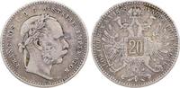 Römisch Deutsches Reich 20 Kreuzer Franz Joseph I. 1848-1916. -