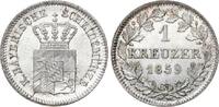 Kreuzer 1859 Bayern Maximilian II. Joseph 1848-1864. Vorzüglich-Stempelglanz