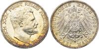 Reuss, ältere Linie 3 Mark 1909 A Heinrich XXIV. 1902-1918. Hübsche Pati... 628.54 £  +  5.20 £ shipping