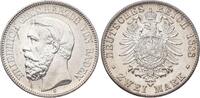 Baden 2 Mark 1888 G Friedrich I. 1856-1907. Vorzüglich-Stempelglanz 1,950.64 £  +  24.27 £ shipping