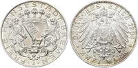 Bremen 2 Mark 1904 J Stempelglanz 212.40 £  +  5.20 £ shipping