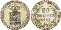 Sachsen-Coburg-Gotha 20 Kreuzer Ernst I. 1826-1844. -
