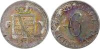 Sachsen-Meiningen 6 Kreuzer Bernhard Erich Freund 1803-1866. -