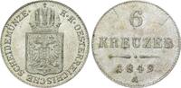 Römisch Deutsches Reich 6 Kreuzer Franz Joseph I. 1848-1916. -