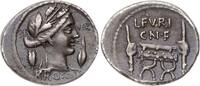 Republik Denar L. Furius Cn. f. Brocchus 63 v. Chr.. -