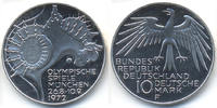 BRD Olympiade München 1972  i>Sportstätten /i> 10 DM 1972 F ex Polierte Platte/Proof