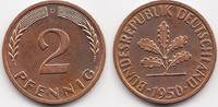 BRD 2 Pfennig Kupfer -