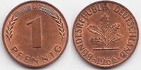 BRD 1 Pfennig Stahl/kupferplattiert -