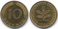BRD 10 Pfennig Stahl/tombakplattiert -