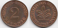 BRD 2 Pfennig Kupfer -