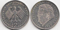 BRD 2 DM Franz Josef Strauß - Kupfer/Nickel -