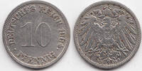 Kaiserreich 10 Pfennig großer Adler - Kupfer/Nickel -