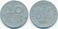 Ungarn - Hungary Volksrepublik 1949-1989 20 Filler 1958 BP fast schön