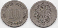Kaiserreich 10 Pfennig kleiner Adler - Kupfer/Nickel -