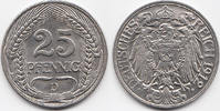 Kaiserreich 25 Pfennig Nickel -