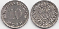 Kaiserreich 10 Pfennig großer Adler - Kupfer/Nickel -