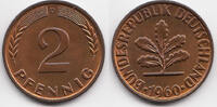 BRD 2 Pfennig Kupfer -