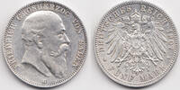 Baden 5 Mark Friedrich I. 1856-1907 -