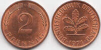 BRD 2 Pfennig Stahl/kupferplattiert -